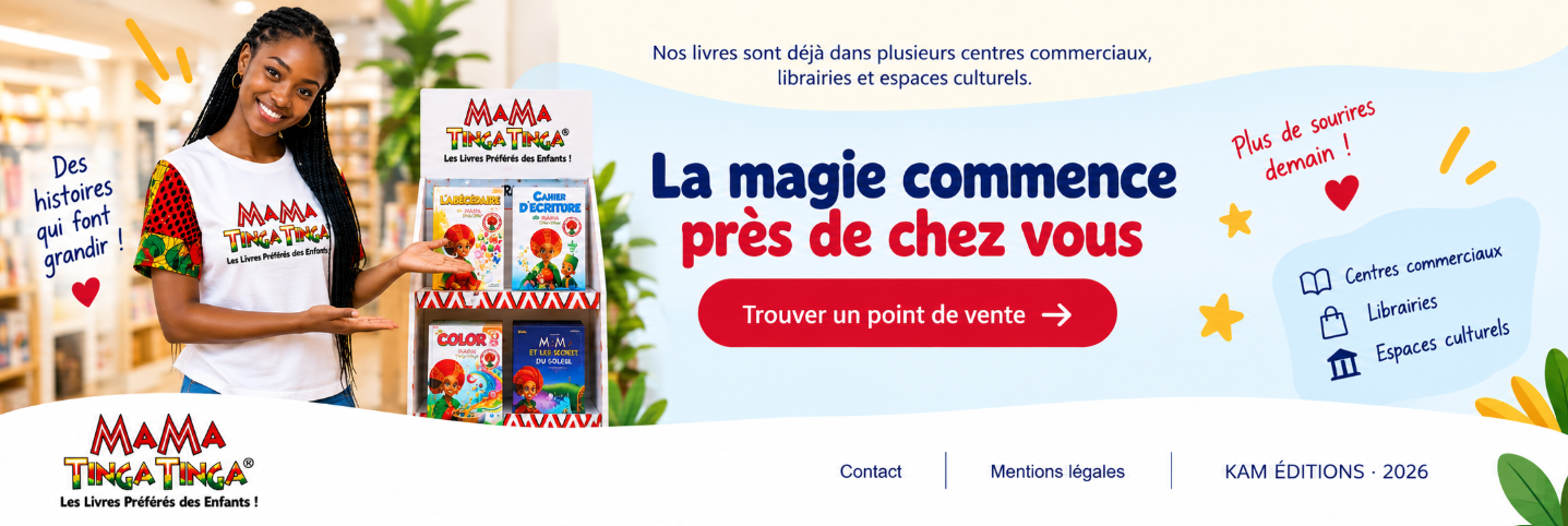 Nos livres sont déjà dans plusieurs centres commerciaux, librairies et espaces culturels. La magie commence près de chez vous !